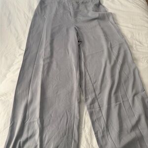 Light Gray Wide Leg Pants
